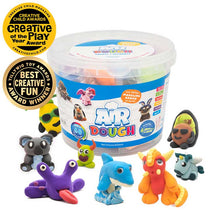 Load image into Gallery viewer, Air Dough Bucket surrounded with characters made with Air Dough the lightest most amazing dough on Earth!

