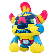 Load image into Gallery viewer, Bedtime Defenderz Blue,Yellow,and Pink plush named Magnus in a three quarter view
